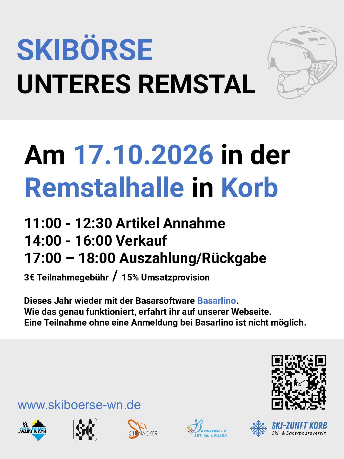SkiBörse am 17.10.2026